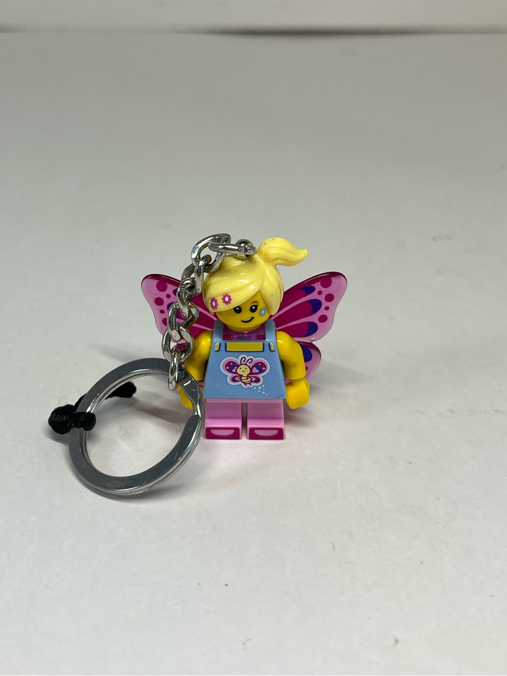 LEGO Butterfly Girl Key Chain Fairy Mini Fig Figure Cute Purse Bag Accessory